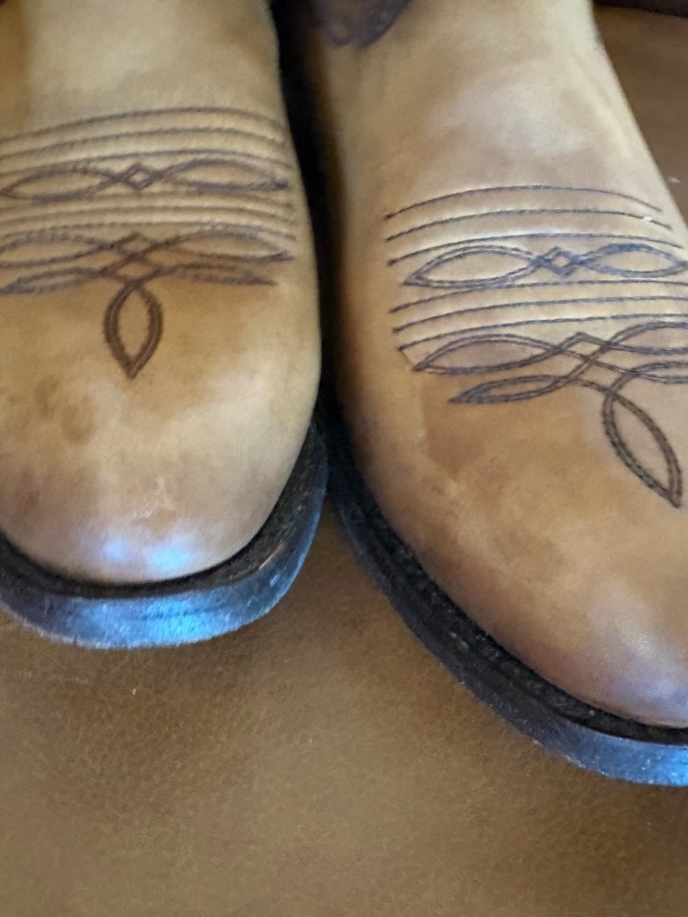 Corral Men’s Handcrafted Distressed Leather Cowboy Boots Sz 9D - Picture 11 of 17